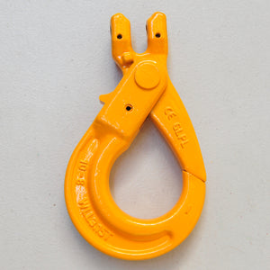 G80 Clevis Self Locking Safety Hook 10mm WLL 3.15ton, Grade 80 Chain Lifting Sling Components