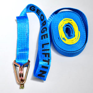 Tie Down Strap 2500kg Truck Winch Replacement Tractor Strap Load Restraint George Lifting