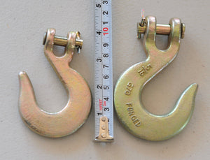 Grade 70 Clevis Slip Hook 6mm 8mm 10mm, Drop forged Heavy-Duty tie down transport winch lashing