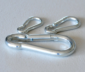 Zinc Plated Snap Hook Carabiner 5mm/6mm/8mm/10mm Shade sail Accessories, Shade sail and Balustrade DIY