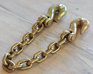 Grade 70 Transport Chain with Grab hook Each ends Load Restraint Lashing