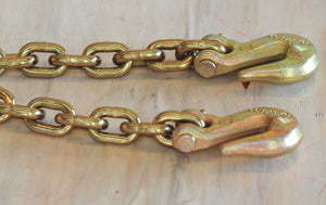 Grade 70 Transport Chain with Grab hook Each ends Load Restraint Lashing