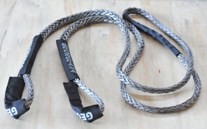 Equaliser Rope Combo: Bridle Rope(equaliser) 12mm*13200kg + 2*Rated Steel Shackles, 4WD Recovery Gear 4x4 offroad