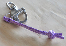 Load image into Gallery viewer, Snap Hook Shackle with Purple Soft shackle, Quick Release Hook