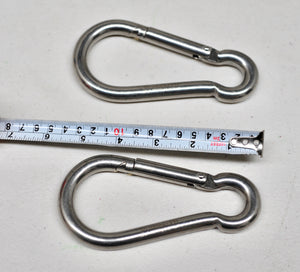 Carabiner Snap Hook Marine Stainless Steel AISI316, Rigging Shade Sail Accessories, Balustrade DIY