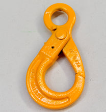 Load image into Gallery viewer, G80 Self Locking Safety Hook 10mm WLL 3.15ton Eye Type, Grade 80 Chain Lifting Sling