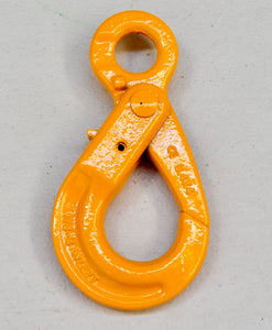 Self Locking Safety Hook 7/8mm WLL 2.0ton Eye Type, Grade 80 Chain Lifting Sling