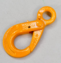 Load image into Gallery viewer, Self Locking Safety Hook 7/8mm WLL 2.0ton Eye Type, Grade 80 Chain Lifting Sling