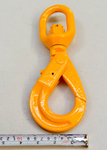G80 Swivel Self Locking Safety Hook 7/8mm WLL 2.0ton, Grade 80 Chain Lifting Sling Components