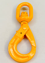 Load image into Gallery viewer, G80 Swivel Self Locking Safety Hook 10mm WLL 3.15ton, Grade 80 Chain Lifting Sling Components