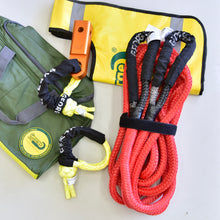 Load image into Gallery viewer, 4WD Recovery kit: Kinetic Rope 5000kg + 2*Soft Shackles + Soft Shackle Hitch (SK) + Safety Blanket + Bag +/- Bridle Rope 9500kg