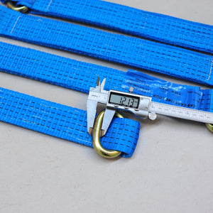 George Lifting Carrying Strap Links, Webbing with Metal Ring Wheel Lashing