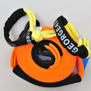 4WD Recovery Kit: Snatch Strap 8000kg + 2*Soft Shackles 13300kg