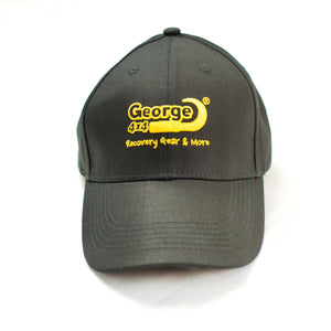 George4x4 Unisex Cap is designed with an elongated brim (usually 7cm, ours are at 8cm and more) and a round top. It has an adjustable circumference, making it comfortable and easy to wear. It also has a unique logo design that adds personality to your outfit, and is made with quality cotton. Height of 13cm,  a regular brim of 8cm, and an extended brim of 8.7cm Adjustable hat circumferences, fit head sizes ranging from 55 to 61cm Colour: Black with Yellow Logo