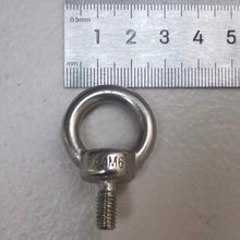Load image into Gallery viewer, Eye Bolt DIN580 Stainless Steel AISI316, Marine Grade