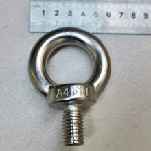 Load image into Gallery viewer, Eye Bolt DIN580 Stainless Steel AISI316, Marine Grade