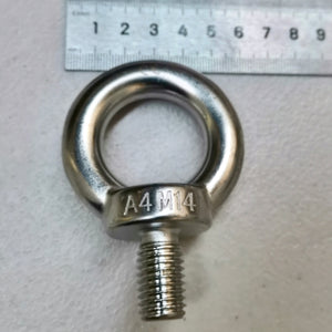 Eye Bolt DIN580 Stainless Steel AISI316, Marine Grade
