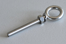 Load image into Gallery viewer, AISI316 Marine Stainless Steel Eye Bolt for Tie-Down Use, 6MM 8MM 10MM Long shank
