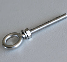 Load image into Gallery viewer, AISI316 Marine Stainless Steel Eye Bolt for Tie-Down Use, 6MM 8MM 10MM Long shank