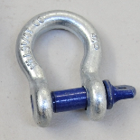 4WD Recovery Rated Bow Shackle 3.25ton, D Ring D shackle, Steel Shackle