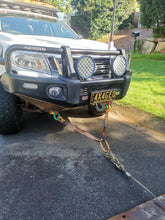 Load image into Gallery viewer, Towing V Bridle Straps 700mm with Master Oblong Link + Eye hook Car Carrying Tow Truck accessories