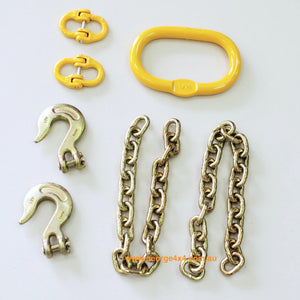 Chain Bridle 1.5m for Tow Truck Towing Accessories Grade 70 Clevis Transport Lashing Tie Down