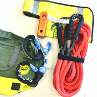 4WD Recovery kit: Kinetic Rope 5000kg + 2*Soft Shackles + Soft Shackle Hitch (SK) + Safety Blanket + Bag +/- Bridle Rope 9500kg