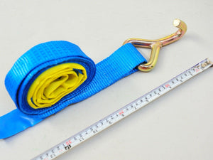 Tie Down Strap 2500kg + Single J Hook for Car Carrying Lashing Load restraint